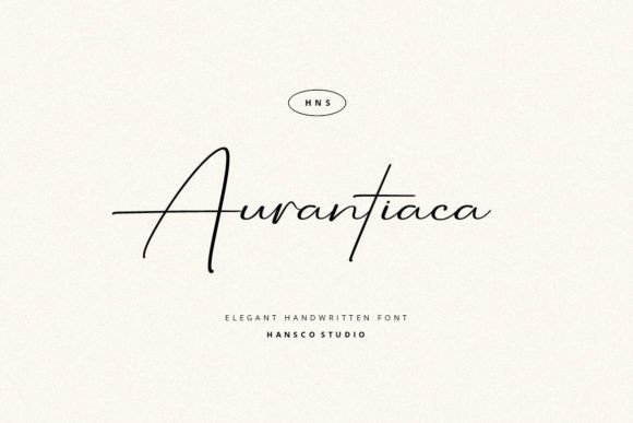 Aurantiaca Signature: A Font That Feels Like a Warm Conversation