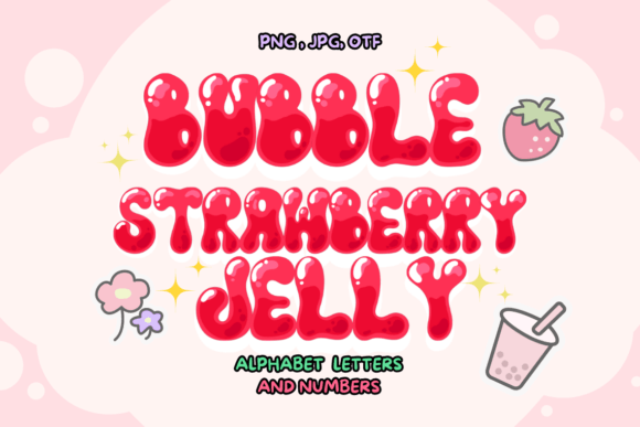 Bubble Strawberry Jelly: A Sweet Addition to Your Font Library