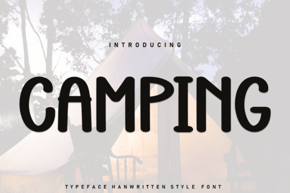 Camping Font: A Handmade Typeface for Authentic Outdoor Branding
