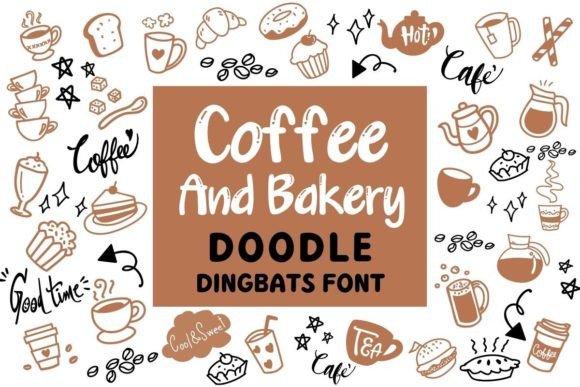 Coffee and Bakery: A Dingbats Font That Delivers Whimsy