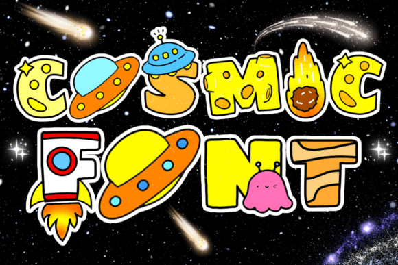 Cosmic Font: A Universe of Creative Design Possibilities