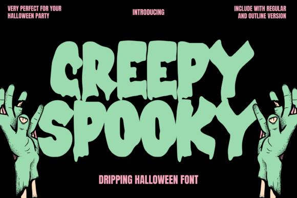 Creepy Spooky: The Dripping Font That Defines Halloween Horror