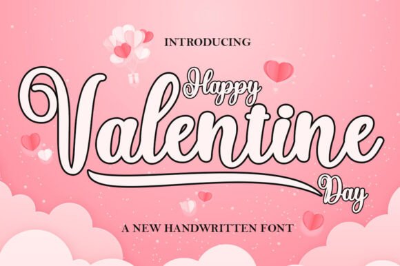 Happy Valentine Day: A Playfully Nostalgic Font for Modern Designs