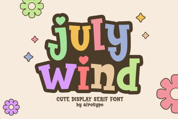 July Wind: A Breeze of Playful Charm for Your Creative Projects