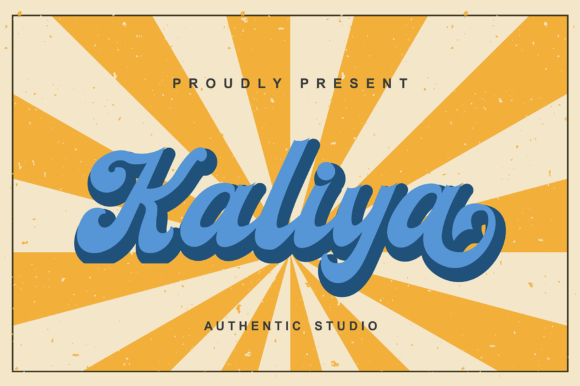 Kaliya: A Handwritten Font with Vintage Charm