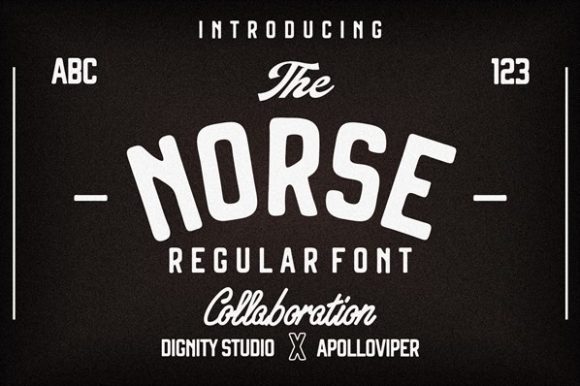 Norse: The Organic Display Typeface for Bold Visuals
