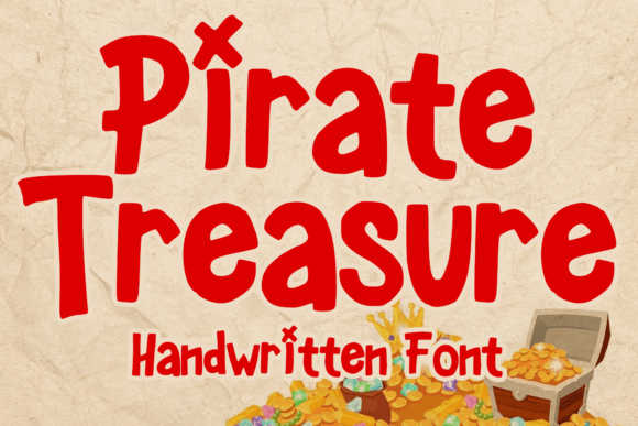 Pirate Treasure: A Display Font for Bold, Playful Designs