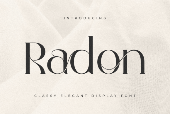 Radon: The Bold Serif That Commands Attention