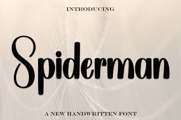Spiderman Font: Where Classic Calligraphy Meets Modern Design Flair