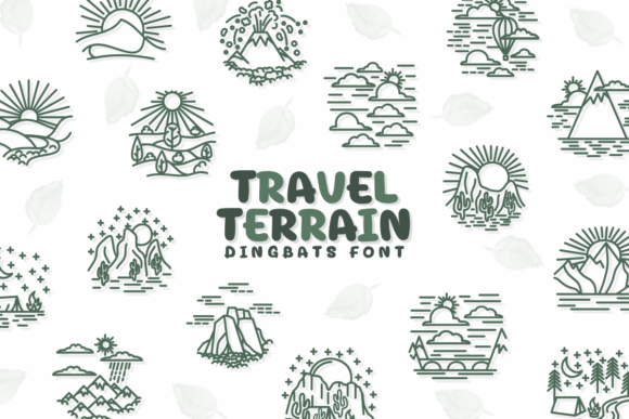 Travel Terrain: A Typeface That Brings the Outdoors to Your Design