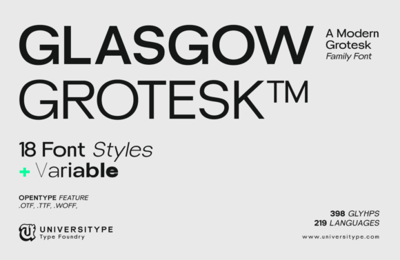 UT Glasgow Grotesk: A Font for Every Design Vision