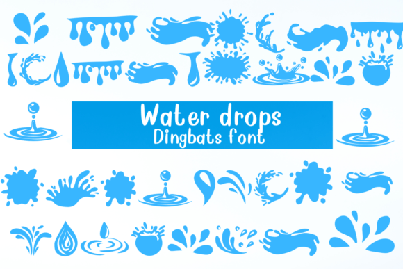 Water Drops: The Playful Font That Refreshes Your Visuals